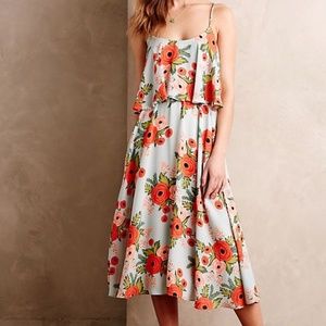 NWT Paper Crown+Rifle Paper Co Poppy Field Dress L